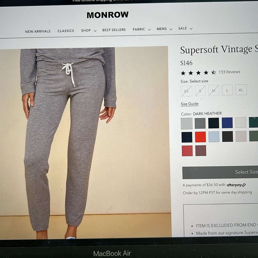 Monrow sweats